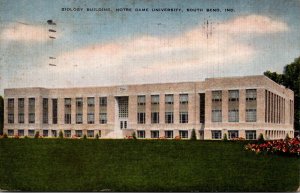 Indiana South Bend Biology Building University Of Notre Dame 1945