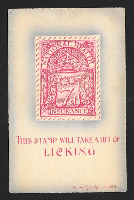 NEW ZEALAND Stamps on Postcard National Health Used c1912