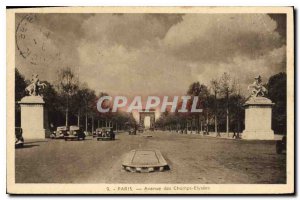 Postcard Old Paris Champs Elysees