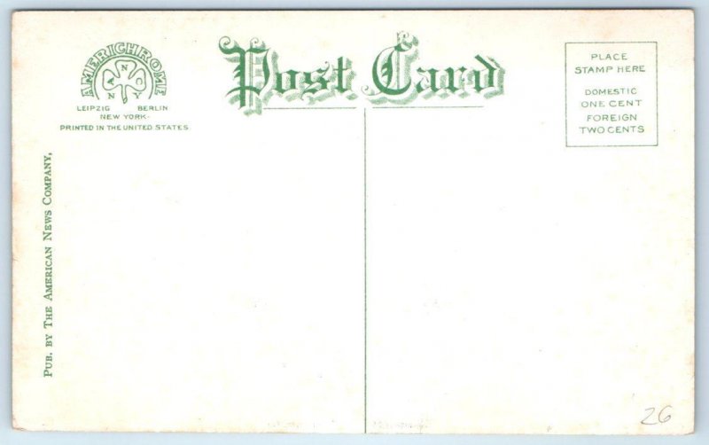 WEST PALM BEACH, Florida FL ~ THE BRIGGS Hotel c1910s Postcard