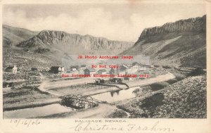 NV, Palisade, Nevada, City Scene, Albertype