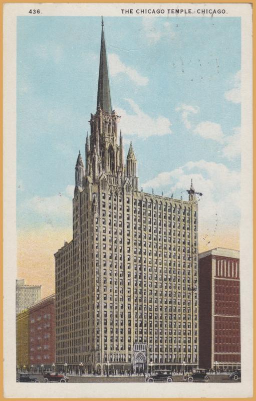 Chicago, ILL., First Methodists Church/Temple, Clark & Washington - 1924