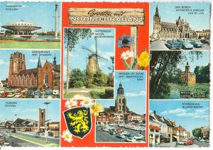 Netherlands, Groeten uit Noord-Brabant 1960s unused Postcard