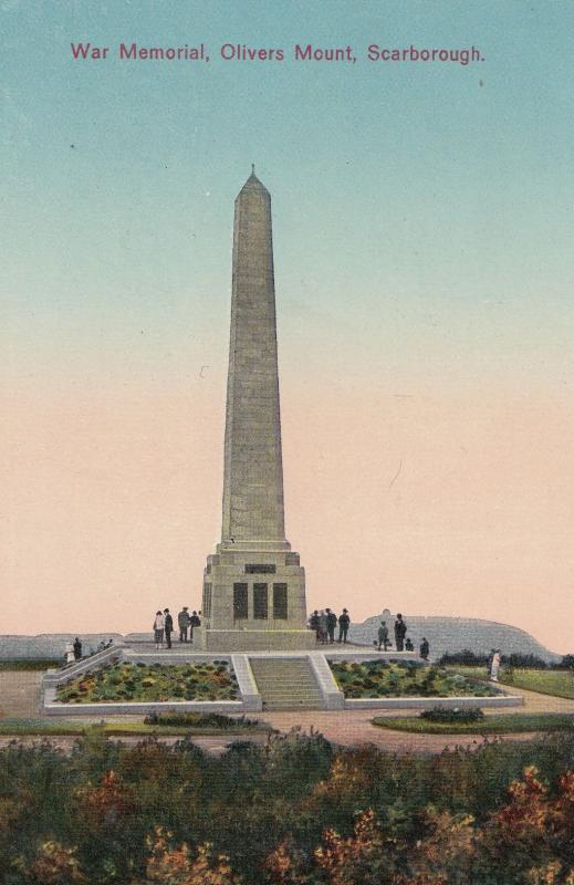 War Memorial Scarborough Postcard
