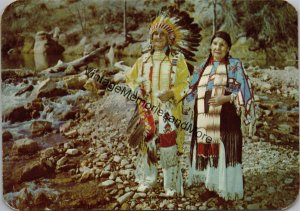 The Dakota of Sioux Native Americans South Dakota Postcard PC346