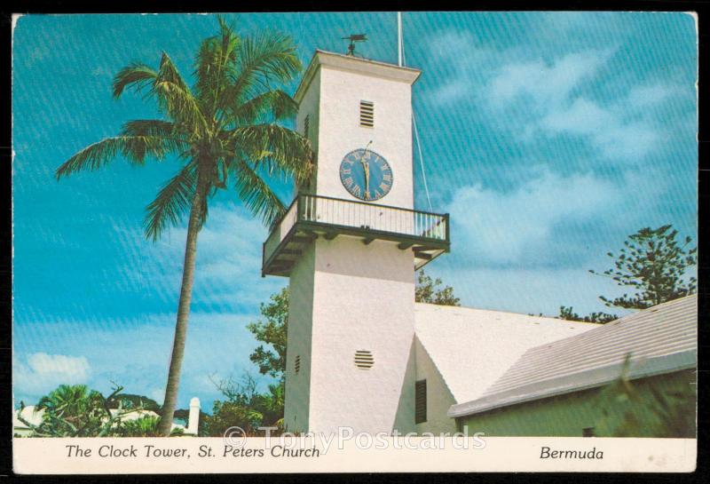 The Clock Tower, St. Peters Church - Bermuda