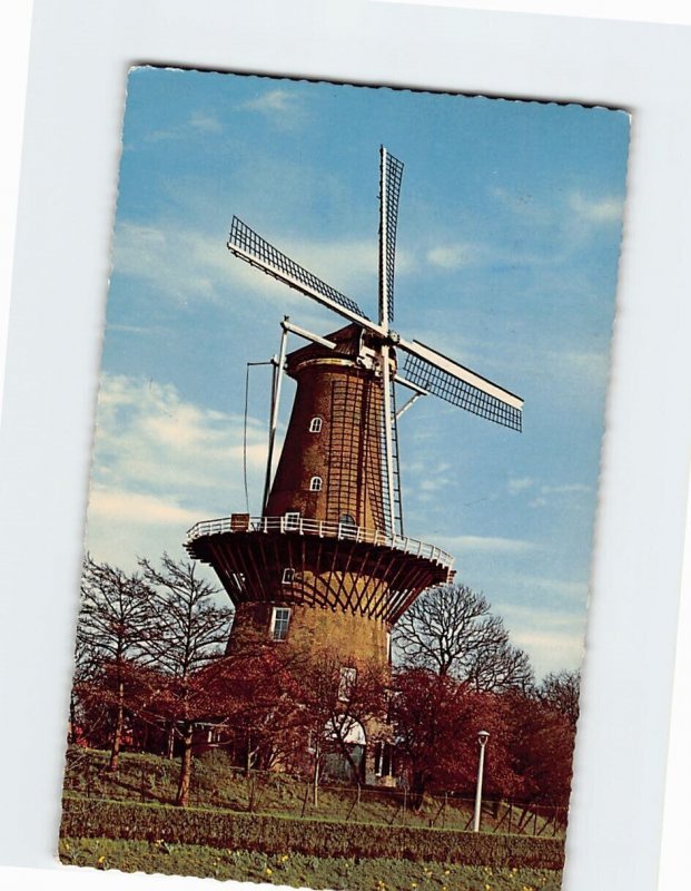 Postcard Dutch Windmill, Netherlands