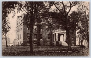 Cary Memorial Hospital Caribou Maine ME Antique RPPC Real Photo Postcard