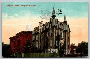 Western General Hospital  Montreal  Canada   Postcard  1912