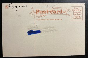 Mint USA Picture Picture Postcard Black Americana School Of colores Children