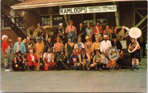 City of Kamloops Rube Band Kamloops BC Musicians Unused Postcard D64