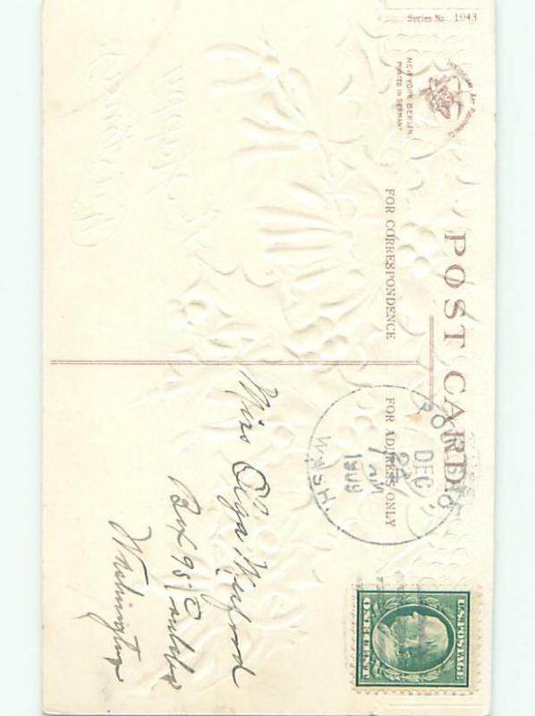 Divided-Back CHRISTMAS SCENE Great Postcard W8799