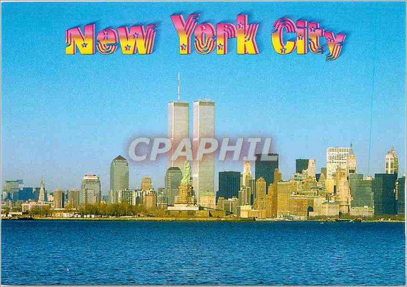Postcard Modern Fabulous New York Skyline New York with the Statue of Liberty...