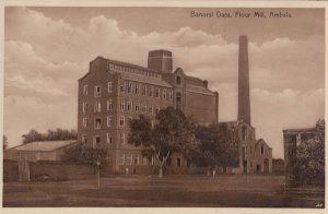 Flour Mill Ambala Indian Old Real Photo Postcard