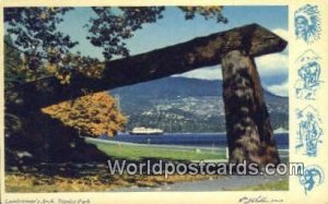 Lumberman's Arch, Stanley Park Vancouver British Columbia, Canada Unused 