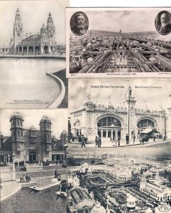 FRANCO EXHIBITION 1908 LONDON 90 Postcards pre- 1940 (L4172)