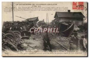 Villepreux les Clayes - The Disaster June 18, 1910 a team of & # 39ouvriers O...