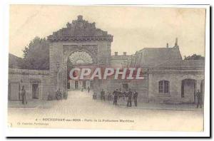 Rochefort sur Mer Old Postcard Gate maritime prefecture (marine animated)