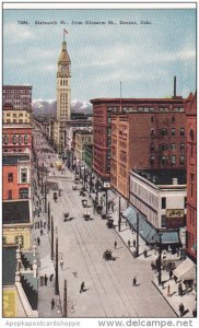 Colorado Denver Sixteenth Street From Glenarm Street