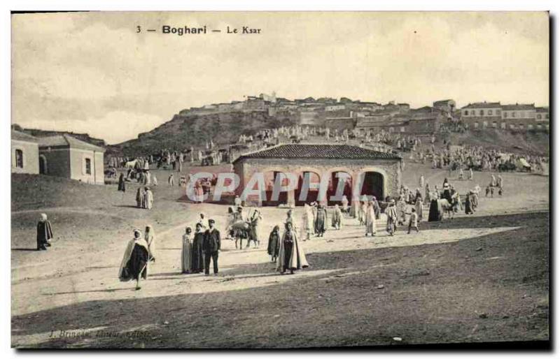 VINTAGE POSTCARD Algerie Boghari Ksar