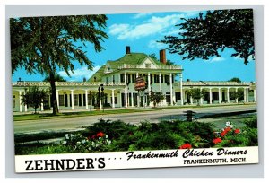 Vintage 1960's Advertising Postcard Zehnder's Restaurant Frankenmuth Michigan