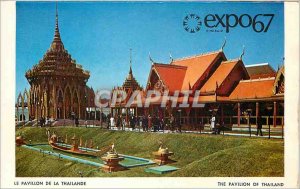 Postcard Modern Expo 67 Pavilion of Thailand
