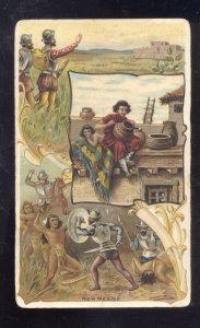 VINTAGE ARBUCKLE BROS. COFFEE VICTORIAN TRADE CARD NEW MEXICO ADVERTISING