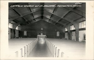 Princeton Minnesota MN Catholic Church of St. Edward to Lakeville Postcard V13