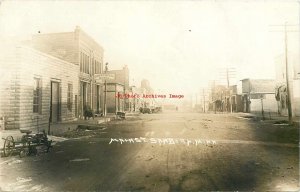 MN, Sanborn, Minnesota, RPPC, Main Street, Business Section, 1914 PM, Photo