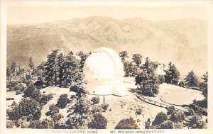 100 inch telescope dome Mount Wilson Observatory Space 1931 