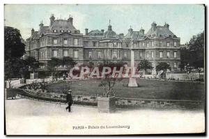 Old Postcard Paris Luxembourg Palace