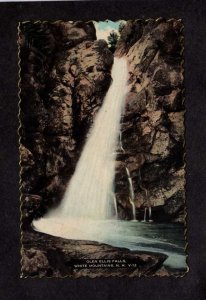 NH Glen Ellis Falls Waterfalls White Mountains New Hampshire Postcard