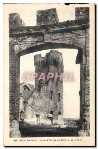 Postcard Old Montmajour Gate entrance of S XVIII and Tower