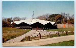 BOONE, IA Iowa ~ CAMP FIRE GIRLS Clayton Lodge CAMP HANTESA c1960s Postcard