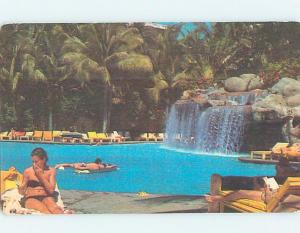 Pre-1980 SWIMMING POOL AT HOTEL Acapulco Mexico F6326