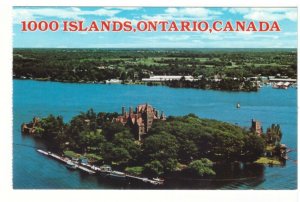 Boldt Castle, Heart Island, Thousand Islands New York, Aerial View Postcard #2