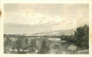 Arizona Verde Valley Yavapai RPPC Photo 1920s Postcard River 21-13334