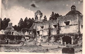 Deserto de Los Leones Mexico Tarjeta Postal Real Photo, Unused 