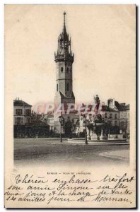 Old Postcard Evreux Tour L & # 39horloge