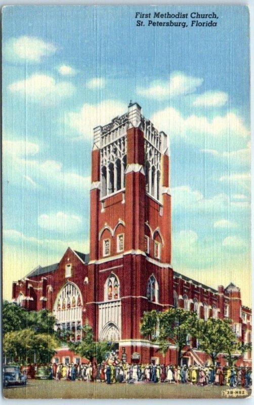 Postcard - First Methodist Church - St. Petersburg, Florida