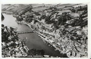 Cornwall Postcard - Aerial View of Looe - Ref TZ1405