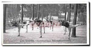 Old Postcard Gymnastics Streamlining