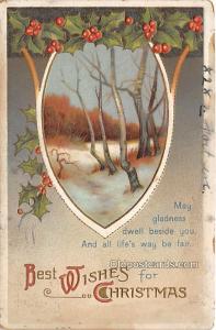 Christmas  Ellen H Clapsaddle, Series 1285 1911 a lot of corner wear, a lot o...