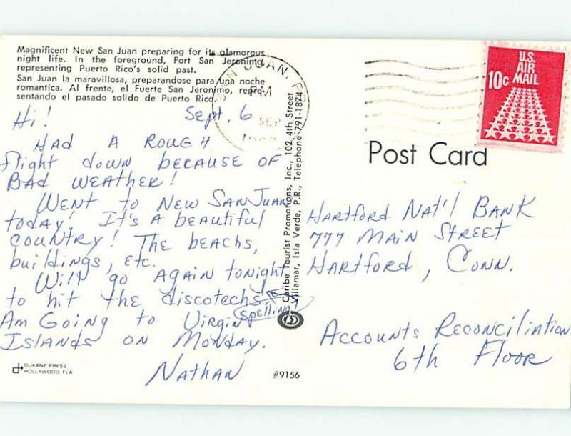 Pre-1980 PANORAMIC VIEW San Juan Puerto Rico PR i0937