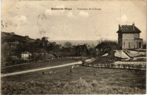 CPA BERNEVAL-Plage - Panorama de la Gorge (105605)