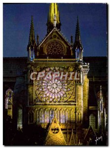 Modern Postcard Notre Dame Paris illuminations Sound and Light