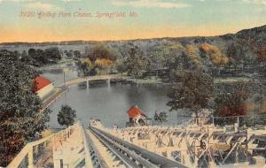 Springfield Missouri Doling Park Chutes Amusement Park Antique Postcard J61113