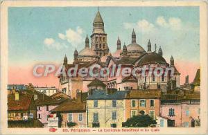 Old Postcard Perigueux P?rigueux Cathedral and the Quays