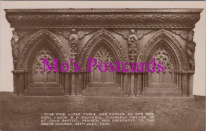 Wiltshire Postcard - Pewsey Church Altar Table  HM299