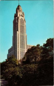 Columbus Ohio LeVeque Lincoln Tower Skyscraper Observation Tower Postcard Vtg 